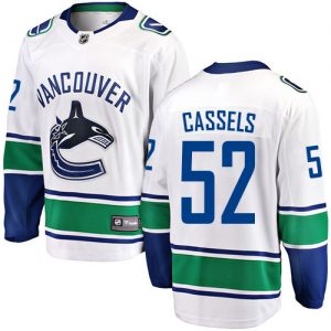 Dětské NHL Vancouver Canucks dresy 52 Cole Cassels Breakaway Bílý Fanatics Branded Venkovní