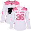 Dámské NHL Philadelphia Flyers dresy 36 Colin McDonald Authentic Bílý Růžový Adidas Fashion