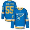 Dětské NHL St. Louis Blues dresy 55 Colton Parayko Authentic modrá Reebok 2017 Winter Classic