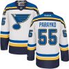 Dětské NHL St. Louis Blues dresy 55 Colton Parayko Authentic Bílý Reebok Venkovní hokejové dresy