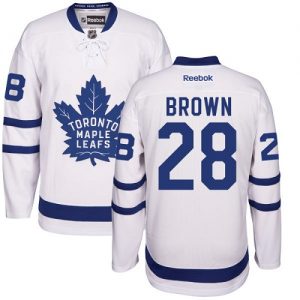 Pánské NHL Toronto Maple Leafs dresy 28 Connor Brown Authentic Bílý Reebok Venkovní hokejové dresy