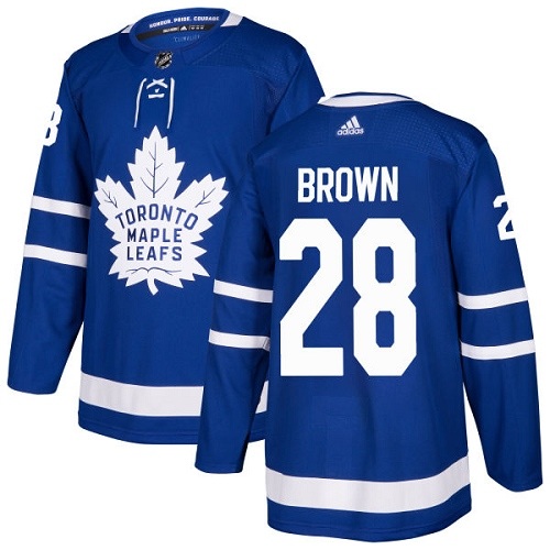 Dětské NHL Toronto Maple Leafs dresy 28 Connor Brown Authentic královská modrá Adidas Domácí