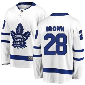 Dětské NHL Toronto Maple Leafs dresy 28 Connor Brown Breakaway Bílý Fanatics Branded Venkovní