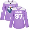 Dámské NHL Edmonton Oilers dresy 97 Connor McDavid Authentic Nachový Adidas Fights Cancer Practice