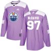Dětské NHL Edmonton Oilers dresy 97 Connor McDavid Authentic Nachový Adidas Fights Cancer Practice