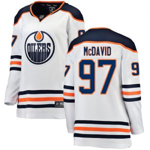 Dámské NHL Edmonton Oilers dresy 97 Connor McDavid Breakaway Bílý Fanatics Branded Venkovní