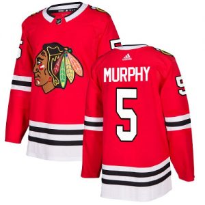 Pánské NHL Chicago Blackhawks dresy 5 Connor Murphy Authentic Červené Adidas Domácí