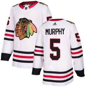 Pánské NHL Chicago Blackhawks dresy 5 Connor Murphy Authentic Bílý Adidas Venkovní