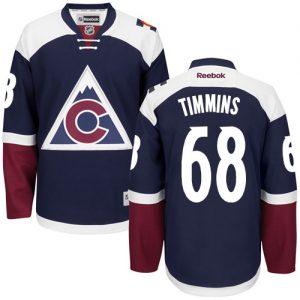 Dětské NHL Colorado Avalanche dresy 68 Conor Timmins Authentic modrá Reebok Alternativní hokejové dresy