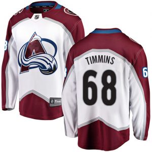 Dětské NHL Colorado Avalanche dresy 68 Conor Timmins Breakaway Bílý Fanatics Branded Venkovní