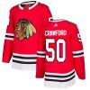 Pánské NHL Chicago Blackhawks dresy 50 Corey Crawford Authentic Červené Adidas Domácí