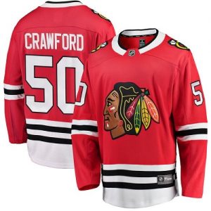 Pánské NHL Chicago Blackhawks dresy 50 Corey Crawford Breakaway Červené Fanatics Branded Domácí