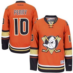Dámské NHL Anaheim Ducks dresy 10 Corey Perry Authentic Oranžový Reebok Alternativní hokejové dresy