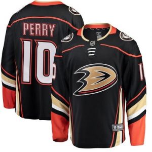 Dětské NHL Anaheim Ducks dresy 10 Corey Perry Breakaway Černá Fanatics Branded Domácí
