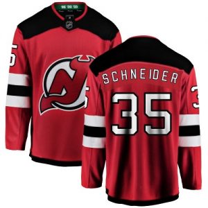 Pánské NHL New Jersey Devils dresy 35 Cory Schneider Breakaway Červené Fanatics Branded Domácí