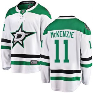 Pánské NHL Dallas Stars dresy 11 Curtis McKenzie Breakaway Bílý Fanatics Branded Venkovní