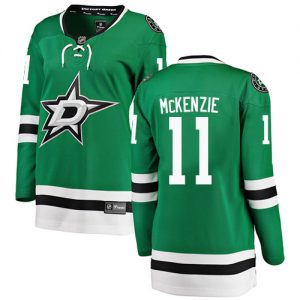 Dámské NHL Dallas Stars dresy 11 Curtis McKenzie Breakaway Zelená Fanatics Branded Domácí