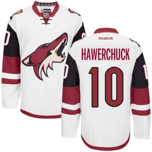 Dámské NHL Arizona Coyotes dresy Dale Hawerchuck 10 Authentic Bílý Reebok Venkovní hokejové dresy