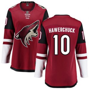 Dámské NHL Arizona Coyotes dresy Dale Hawerchuck 10 Breakaway Burgundy Červené Fanatics Branded Domácí