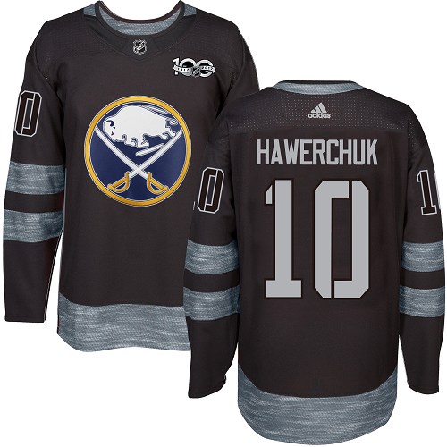 Pánské NHL Buffalo Sabres dresy Dale Hawerchuk 10 Premier Černá Adidas 1917 2017 100th Anniversary