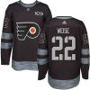 Pánské NHL Philadelphia Flyers dresy 22 Dale Weise Authentic Černá Adidas 1917 2017 100th Anniversary