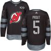 Pánské NHL New Jersey Devils dresy 5 Dalton Prout Authentic Černá Adidas 1917 2017 100th Anniversary