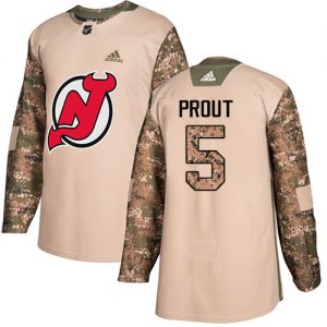 Dětské NHL New Jersey Devils dresy 5 Dalton Prout Authentic Camo Adidas Veterans Day Practice