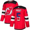 Dětské NHL New Jersey Devils dresy 5 Dalton Prout Authentic Červené Adidas USA Flag Fashion