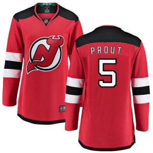 Dámské NHL New Jersey Devils dresy 5 Dalton Prout Breakaway Červené Fanatics Branded Domácí