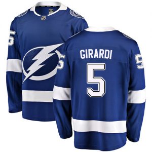 Pánské NHL Tampa Bay Lightning dresy 5 Dan Girardi Breakaway královská modrá Fanatics Branded Domácí