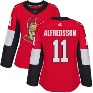 Dámské NHL Ottawa Senators dresy 11 Daniel Alfredsson Authentic Červené Adidas Domácí