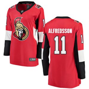 Dámské NHL Ottawa Senators dresy 11 Daniel Alfredsson Breakaway Červené Fanatics Branded Domácí