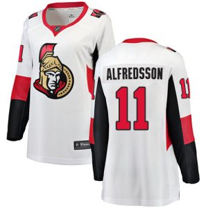 Dámské NHL Ottawa Senators dresy 11 Daniel Alfredsson Breakaway Bílý Fanatics Branded Venkovní