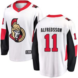 Dětské NHL Ottawa Senators dresy 11 Daniel Alfredsson Breakaway Bílý Fanatics Branded Venkovní