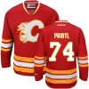 Dámské NHL Calgary Flames dresy Daniel Pribyl 74 Authentic Červené Reebok Alternativní hokejové dresy
