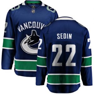 Pánské NHL Vancouver Canucks dresy 22 Daniel Sedin Breakaway modrá Fanatics Branded Domácí