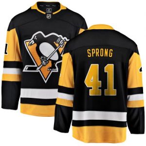 Pánské NHL Pittsburgh Penguins dresy 41 Daniel Sprong Breakaway Černá Fanatics Branded Domácí