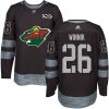 Pánské NHL Minnesota Wild dresy 26 Daniel Winnik Authentic Černá Adidas 1917 2017 100th Anniversary