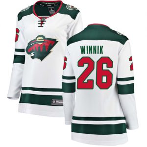 Dámské NHL Minnesota Wild dresy 26 Daniel Winnik Breakaway Bílý Fanatics Branded Venkovní