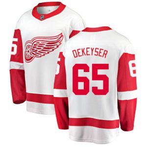 Pánské NHL Detroit Red Wings dresy 65 Danny DeKeyser Breakaway Bílý Fanatics Branded Venkovní