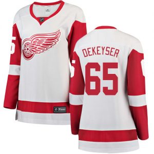 Dámské NHL Detroit Red Wings dresy 65 Danny DeKeyser Breakaway Bílý Fanatics Branded Venkovní
