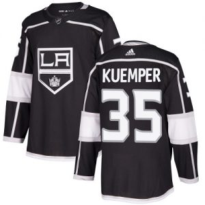 Pánské NHL Los Angeles Kings dresy 35 Darcy Kuemper Authentic Černá Adidas Domácí