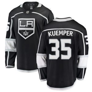 Pánské NHL Los Angeles Kings dresy 35 Darcy Kuemper Breakaway Černá Fanatics Branded Domácí