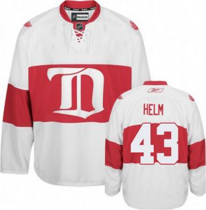 Dámské NHL Detroit Red Wings dresy 43 Darren Helm Authentic Bílý Reebok Alternativní Winter Classic