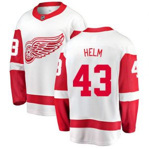 Dětské NHL Detroit Red Wings dresy 43 Darren Helm Breakaway Bílý Fanatics Branded Venkovní