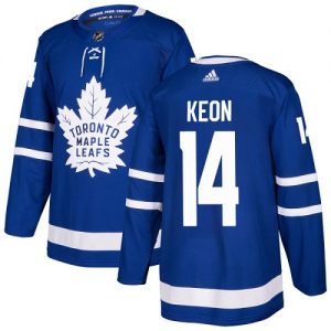 Pánské NHL Toronto Maple Leafs dresy 14 Dave Keon Authentic královská modrá Adidas Domácí