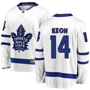 Pánské NHL Toronto Maple Leafs dresy 14 Dave Keon Breakaway Bílý Fanatics Branded Venkovní