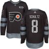 Pánské NHL Philadelphia Flyers dresy 8 Dave Schultz Authentic Černá Adidas 1917 2017 100th Anniversary