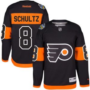 Pánské NHL Philadelphia Flyers dresy 8 Dave Schultz Authentic Černá Reebok 2017 Stadium Series