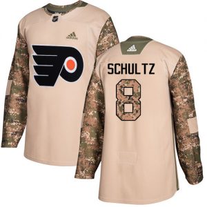 Pánské NHL Philadelphia Flyers dresy 8 Dave Schultz Authentic Camo Adidas Veterans Day Practice